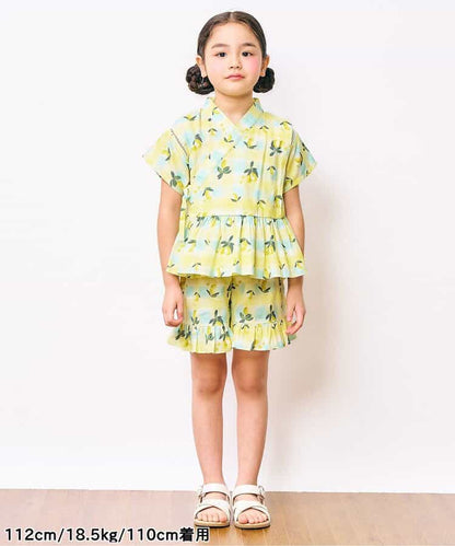 Disney Japanese children's clothing, Jinbei Japanese kimono, 100-150cm, for girls, summer, other brand children's clothing, TOPS PANTS, Japanese Summer Festival Special