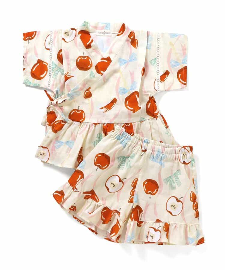 Disney Japanese children's clothing, Jinbei Japanese kimono, 100-150cm, for girls, summer, other brand children's clothing, TOPS PANTS, Japanese Summer Festival Special