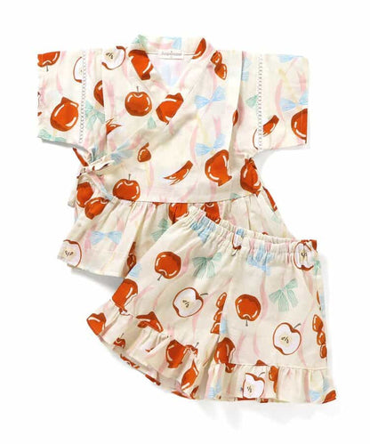 Disney Japanese children's clothing, Jinbei Japanese kimono, 100-150cm, for girls, summer, other brand children's clothing, TOPS PANTS, Japanese Summer Festival Special