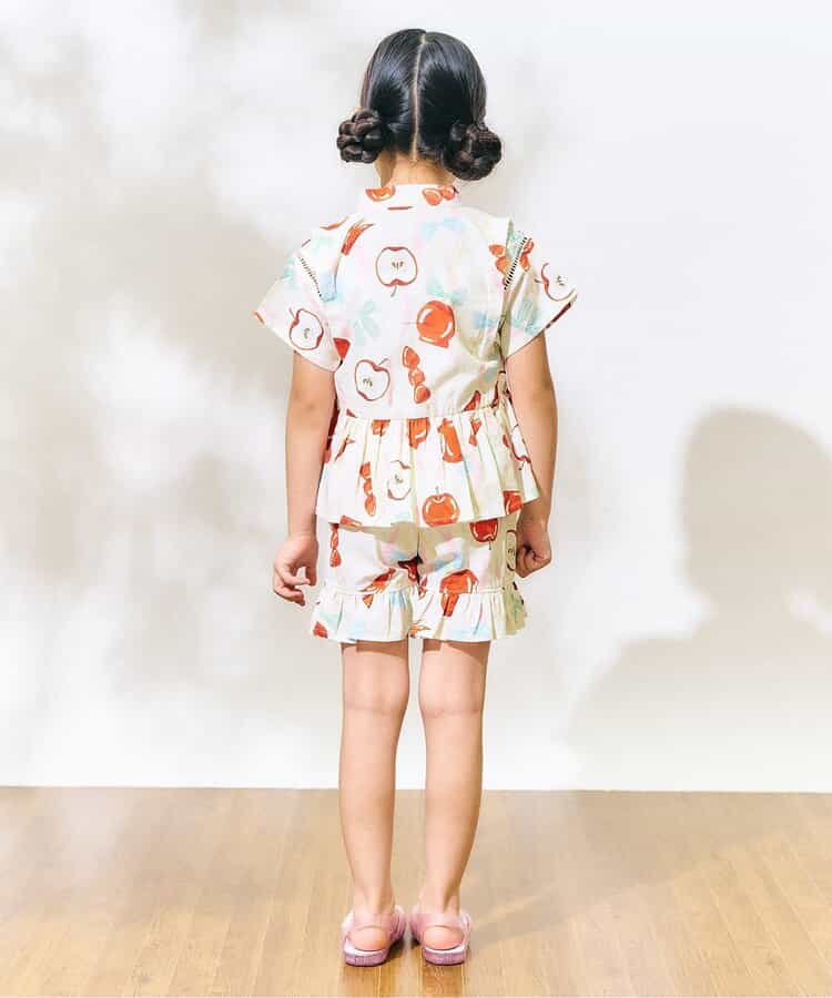 Disney Japanese children's clothing, Jinbei Japanese kimono, 100-150cm, for girls, summer, other brand children's clothing, TOPS PANTS, Japanese Summer Festival Special