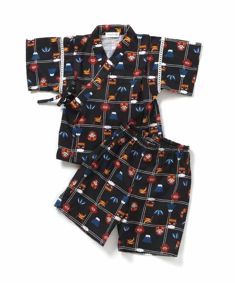 Disney Japanese children's clothing, Jinbei Japanese kimono, 100-150cm, for girls, summer, other brand children's clothing, TOPS PANTS, Japanese Summer Festival Special