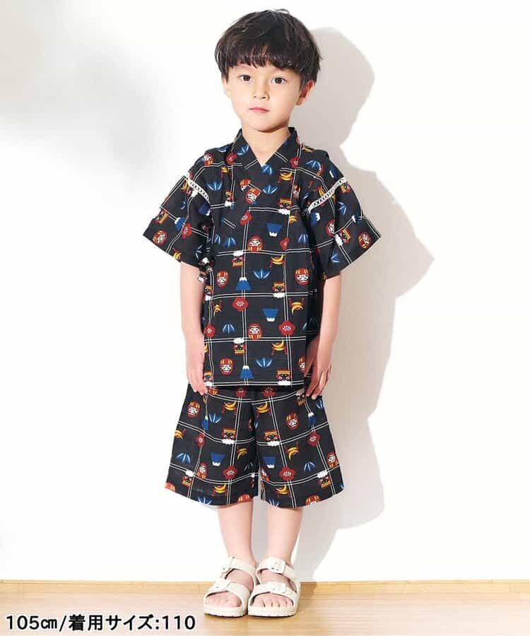 Disney Japanese children's clothing, Jinbei Japanese kimono, 100-150cm, for girls, summer, other brand children's clothing, TOPS PANTS, Japanese Summer Festival Special