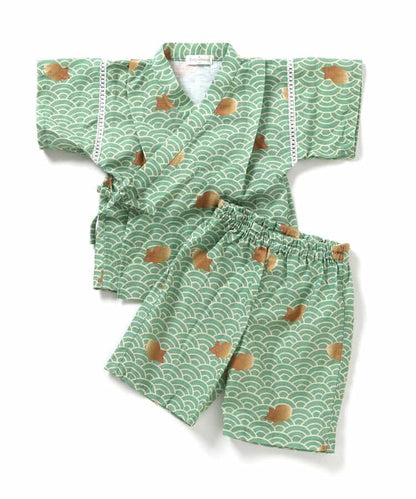 Disney Japanese children's clothing, Jinbei Japanese kimono, 100-150cm, for girls, summer, other brand children's clothing, TOPS PANTS, Japanese Summer Festival Special