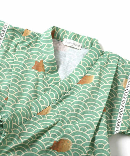 Disney Japanese children's clothing, Jinbei Japanese kimono, 100-150cm, for girls, summer, other brand children's clothing, TOPS PANTS, Japanese Summer Festival Special