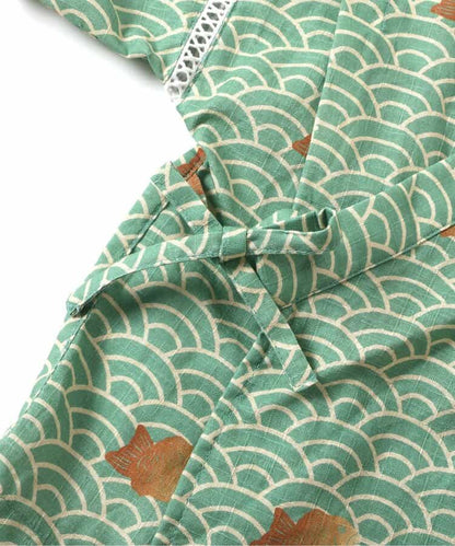 Disney Japanese children's clothing, Jinbei Japanese kimono, 100-150cm, for girls, summer, other brand children's clothing, TOPS PANTS, Japanese Summer Festival Special