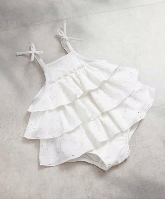 日本童裝 apres les cours 泳衣 70-80cm 女童款 初生嬰兒 夏季 夏日玩水泳衣特輯