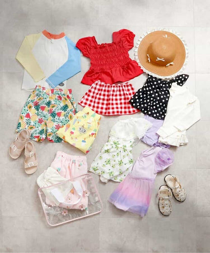 日本童裝 apres les cours 網紗連體泳衣 80-140cm 女童款 夏季 夏日玩水泳衣特輯