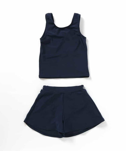 日本童裝 BREEZE 泳衣兩件套裝 130-160cm 女童款 夏季 夏日玩水泳衣特輯