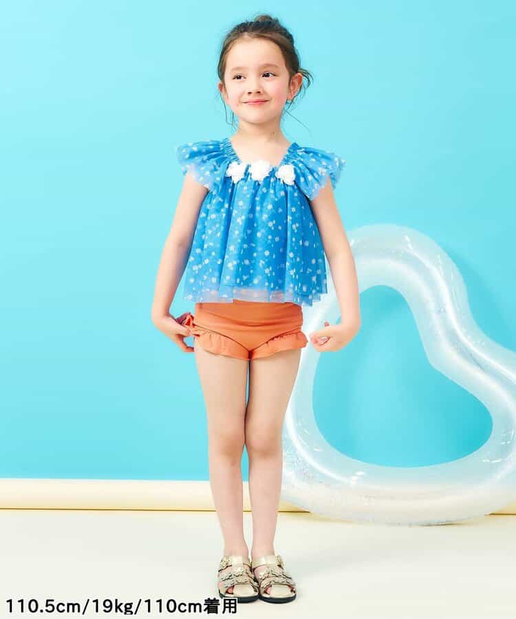日本童裝 apres les cours 泳衣兩件套裝 80-140cm 女童款 夏季 夏日玩水泳衣特輯