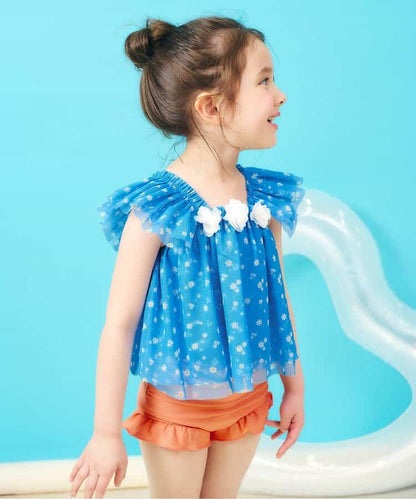 日本童裝 apres les cours 泳衣兩件套裝 80-140cm 女童款 夏季 夏日玩水泳衣特輯