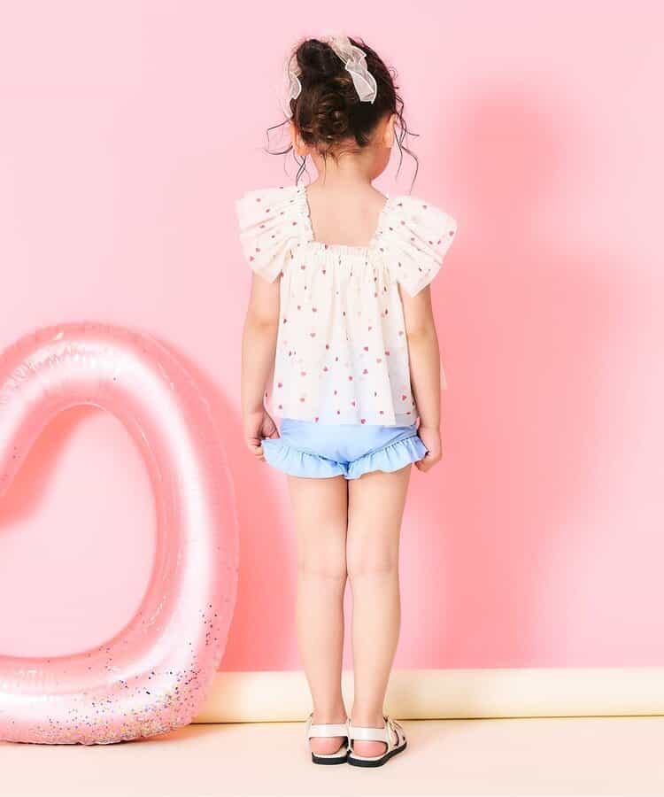 日本童裝 apres les cours 泳衣兩件套裝 80-140cm 女童款 夏季 夏日玩水泳衣特輯
