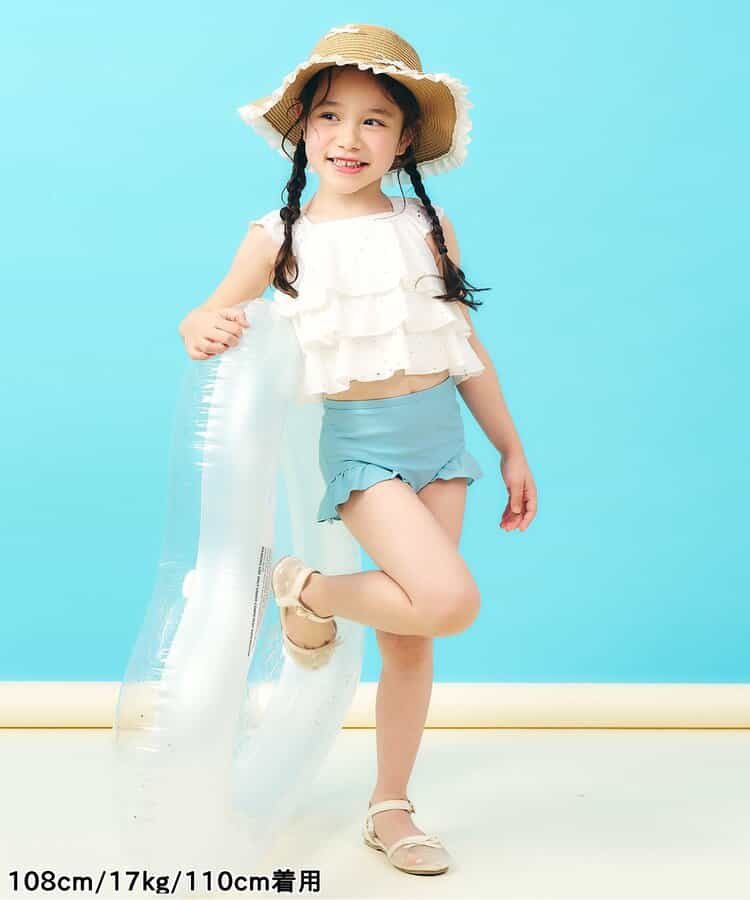 日本童裝 apres les cours 泳衣兩件套裝 80-140cm 女童款 夏季 夏日玩水泳衣特輯