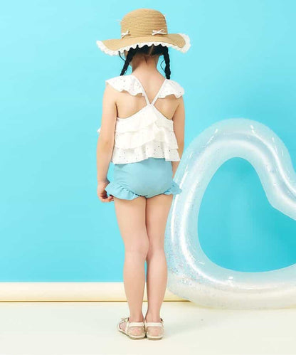 日本童裝 apres les cours 泳衣兩件套裝 80-140cm 女童款 夏季 夏日玩水泳衣特輯