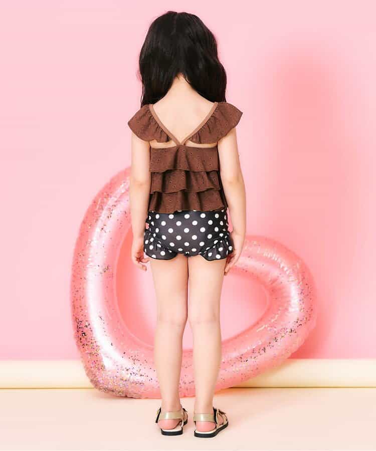 日本童裝 apres les cours 泳衣兩件套裝 80-140cm 女童款 夏季 夏日玩水泳衣特輯
