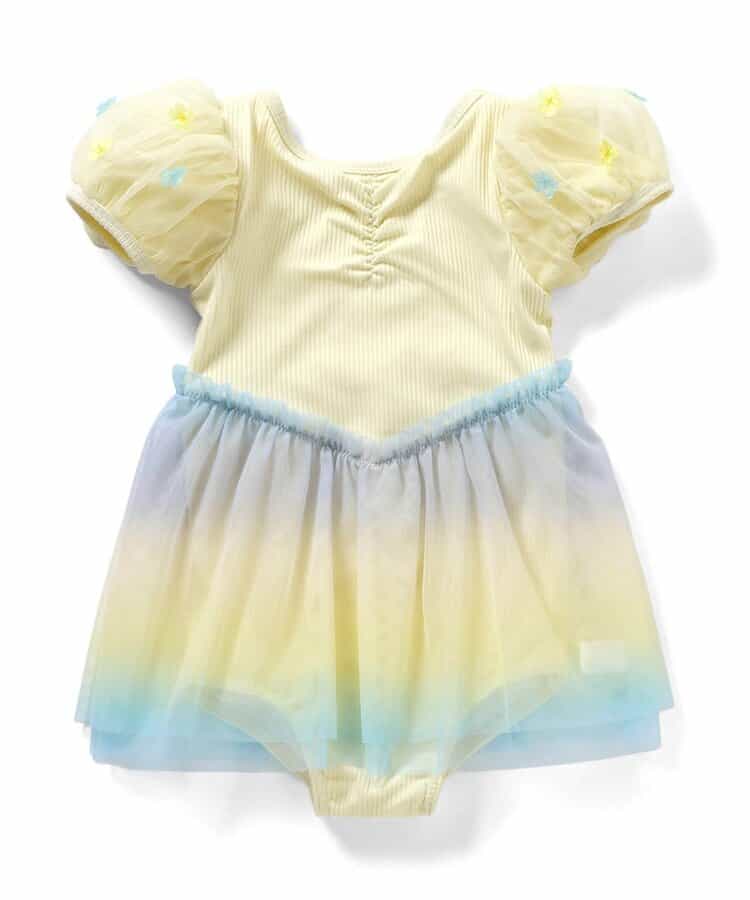 日本童裝 apres les cours 網紗連體泳衣 80-140cm 女童款 夏季 夏日玩水泳衣特輯