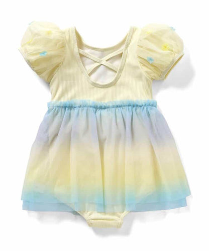日本童裝 apres les cours 網紗連體泳衣 80-140cm 女童款 夏季 夏日玩水泳衣特輯