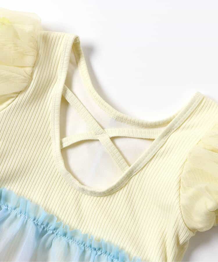 日本童裝 apres les cours 網紗連體泳衣 80-140cm 女童款 夏季 夏日玩水泳衣特輯
