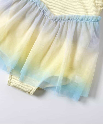 日本童裝 apres les cours 網紗連體泳衣 80-140cm 女童款 夏季 夏日玩水泳衣特輯