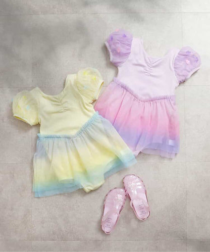 日本童裝 apres les cours 網紗連體泳衣 80-140cm 女童款 夏季 夏日玩水泳衣特輯