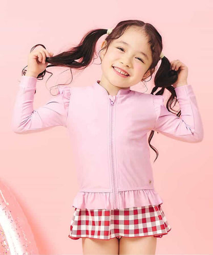 日本童裝 apres les cours 泳衣外套 80-140cm 女童款 夏季 夏日玩水泳衣特輯