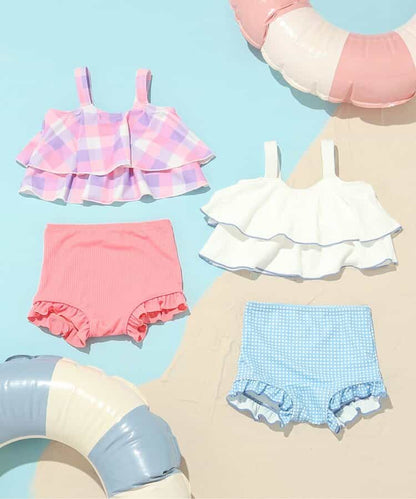 日本童裝 BREEZE 泳衣兩件套裝 80-140cm 女童款 夏季 夏日玩水泳衣特輯