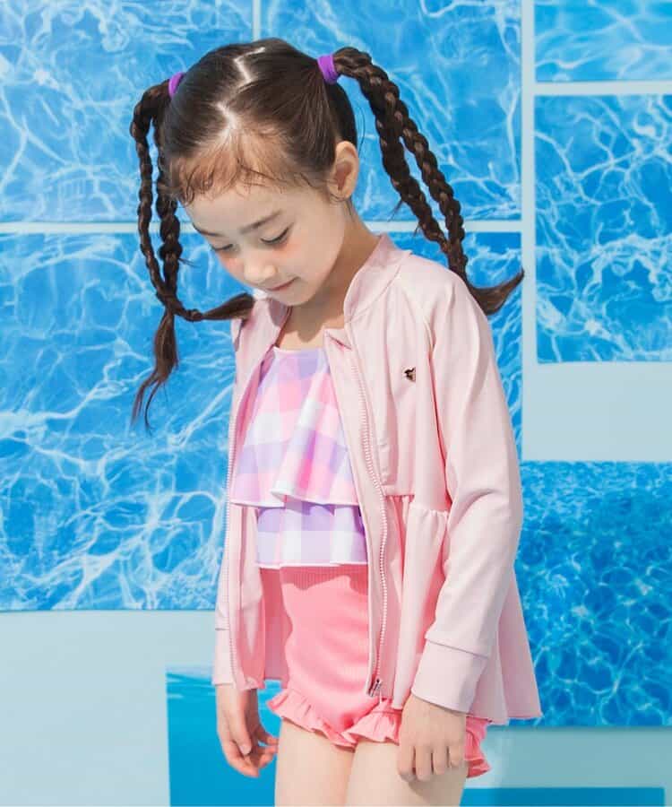 日本童裝 BREEZE 泳衣外套 80-140cm 女童款 夏季 夏日玩水泳衣特輯