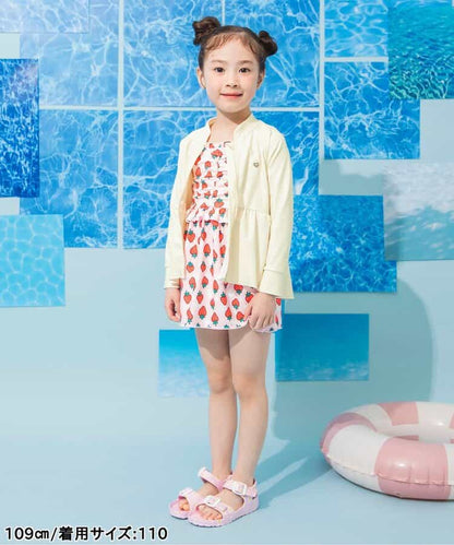 日本童裝 BREEZE 泳衣外套 80-140cm 女童款 夏季 夏日玩水泳衣特輯