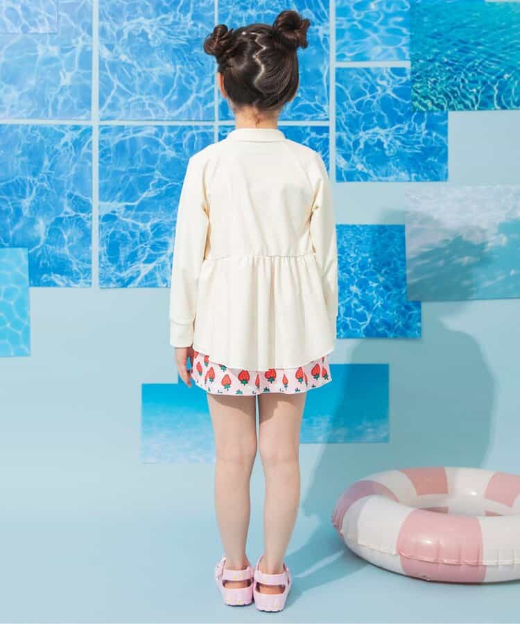 日本童裝 BREEZE 泳衣外套 80-140cm 女童款 夏季 夏日玩水泳衣特輯