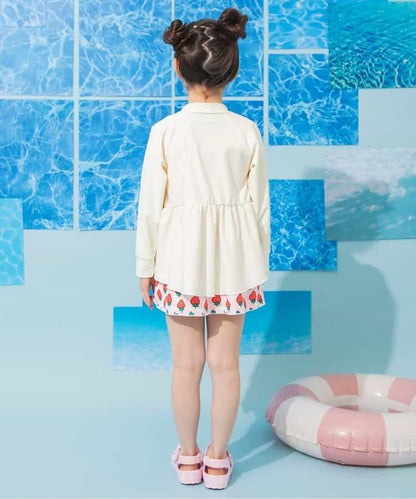 日本童裝 BREEZE 泳衣外套 80-140cm 女童款 夏季 夏日玩水泳衣特輯