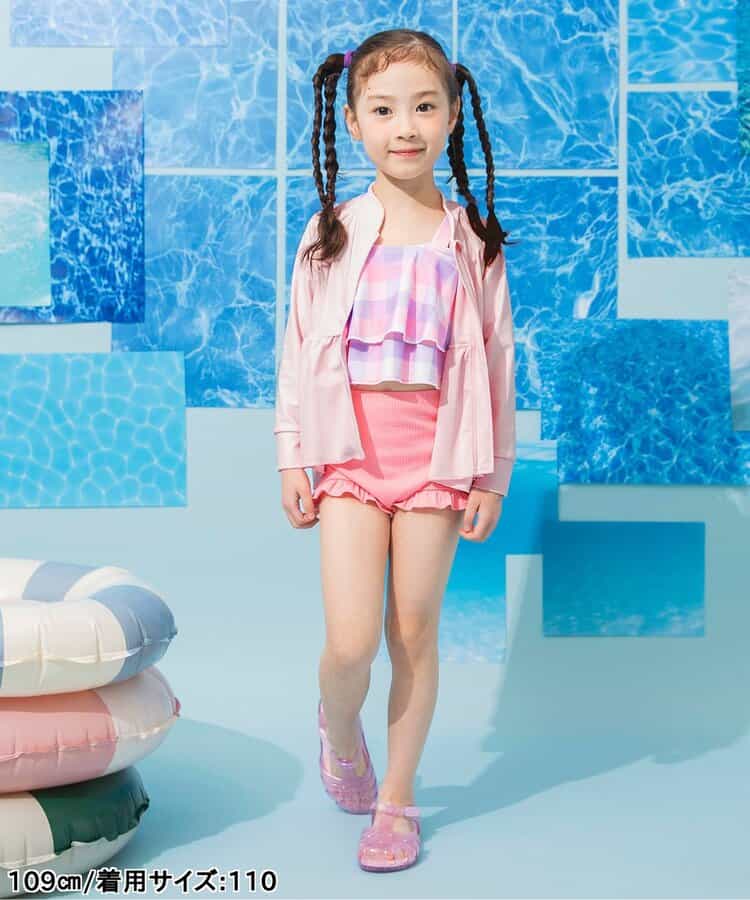 日本童裝 BREEZE 泳衣外套 80-140cm 女童款 夏季 夏日玩水泳衣特輯