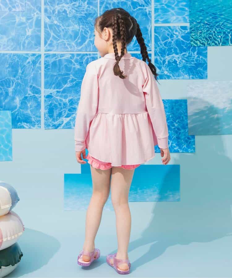 日本童裝 BREEZE 泳衣外套 80-140cm 女童款 夏季 夏日玩水泳衣特輯