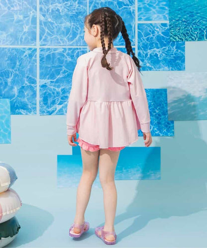 日本童裝 BREEZE 泳衣外套 80-140cm 女童款 夏季 夏日玩水泳衣特輯
