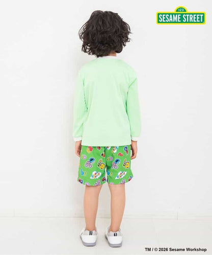 日本童裝 BREEZE x SESAME STREET 防UV 沙灘泳褲 80-140cm 男童款 夏季 PANTS 夏日玩水泳衣特輯