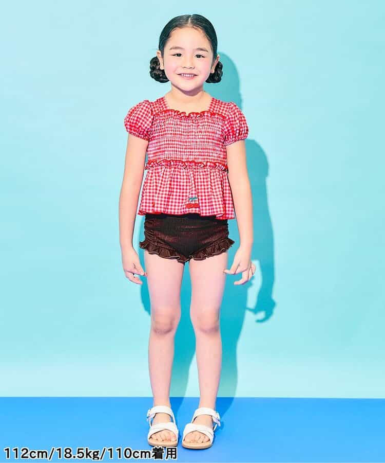 日本童裝 Ampersand 泳衣兩件套裝 80-140cm 女童款 夏季 夏日玩水泳衣特輯