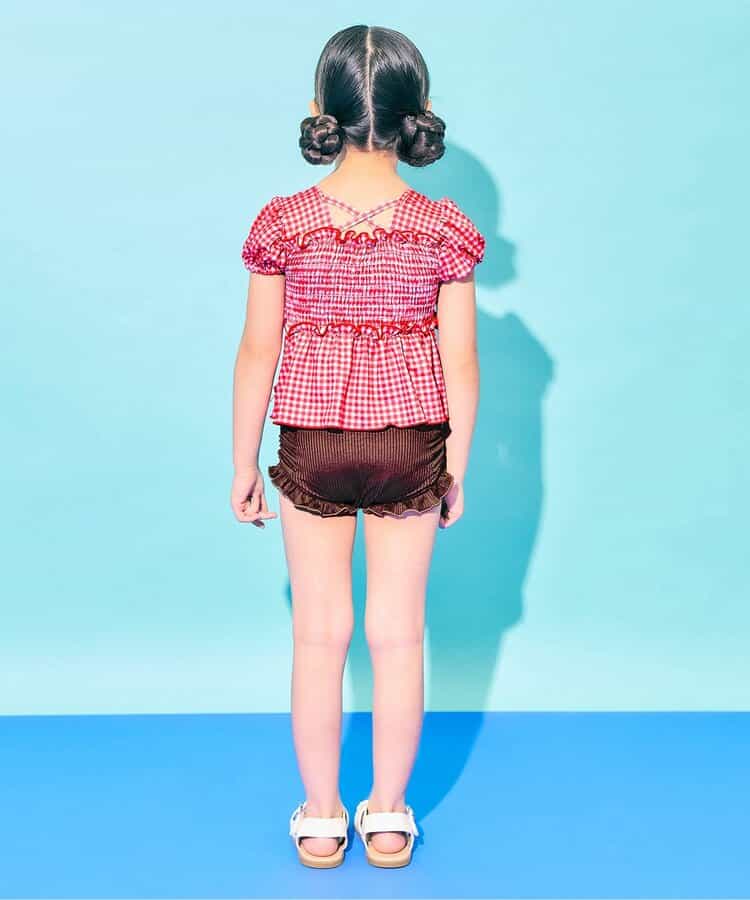 日本童裝 Ampersand 泳衣兩件套裝 80-140cm 女童款 夏季 夏日玩水泳衣特輯