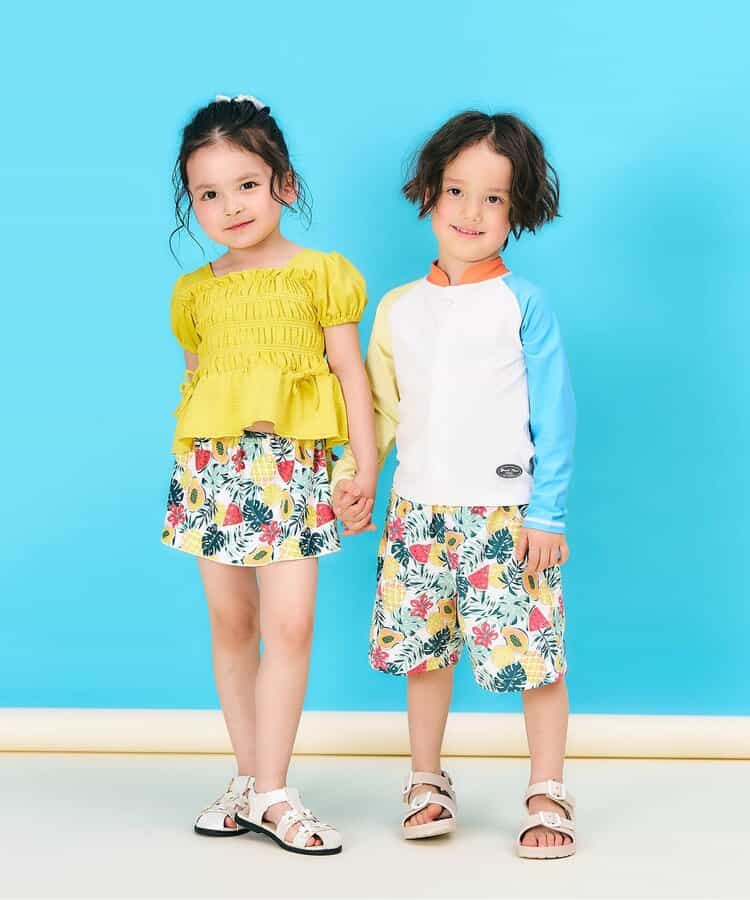 日本童裝 apres les cours 泳衣兩件套裝 80-140cm 女童款 夏季 夏日玩水泳衣特輯