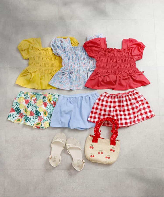 日本童裝 apres les cours 泳衣兩件套裝 80-140cm 女童款 夏季 夏日玩水泳衣特輯
