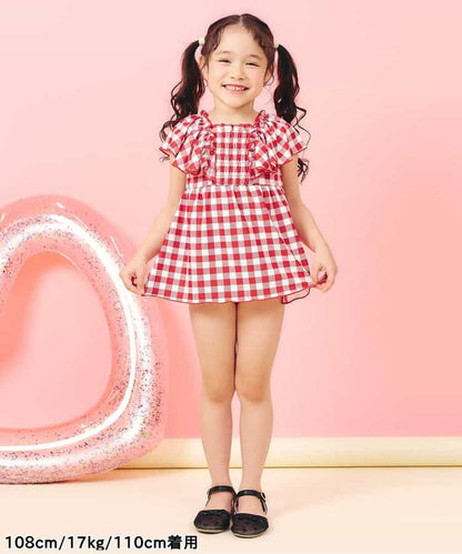 日本童裝 apres les cours 連身泳衣 80-140cm 女童款 夏季 夏日玩水泳衣特輯