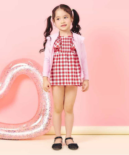 日本童裝 apres les cours 連身泳衣 80-140cm 女童款 夏季 夏日玩水泳衣特輯