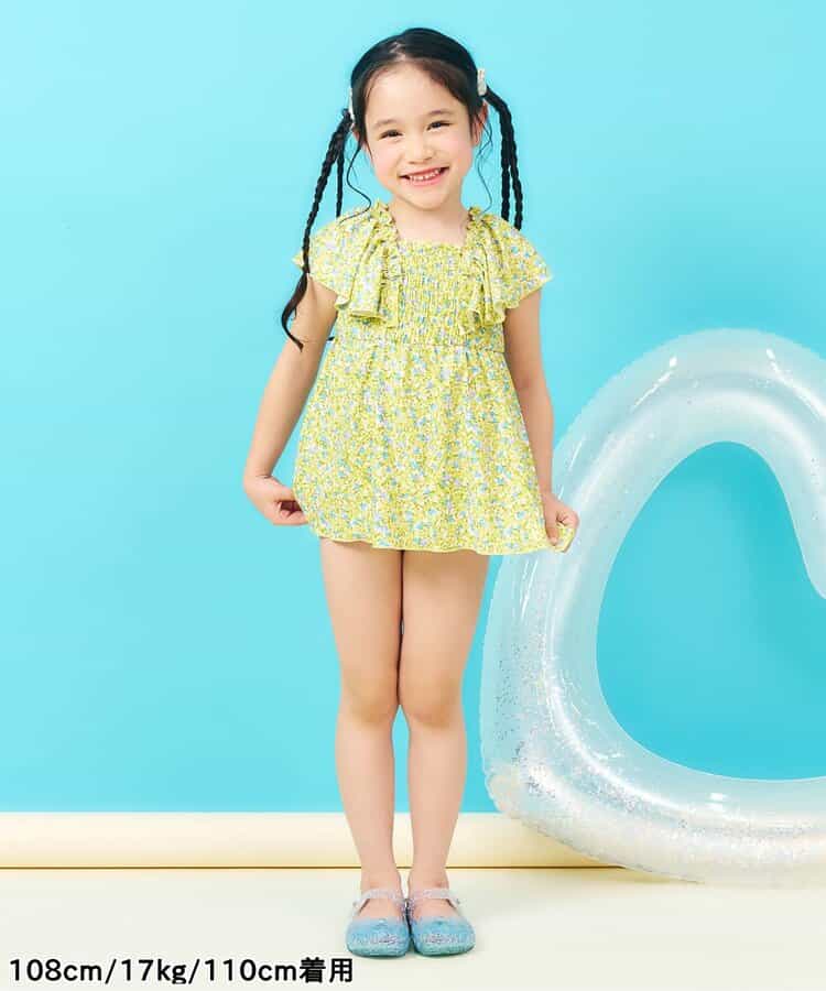 日本童裝 apres les cours 連身泳衣 80-140cm 女童款 夏季 夏日玩水泳衣特輯