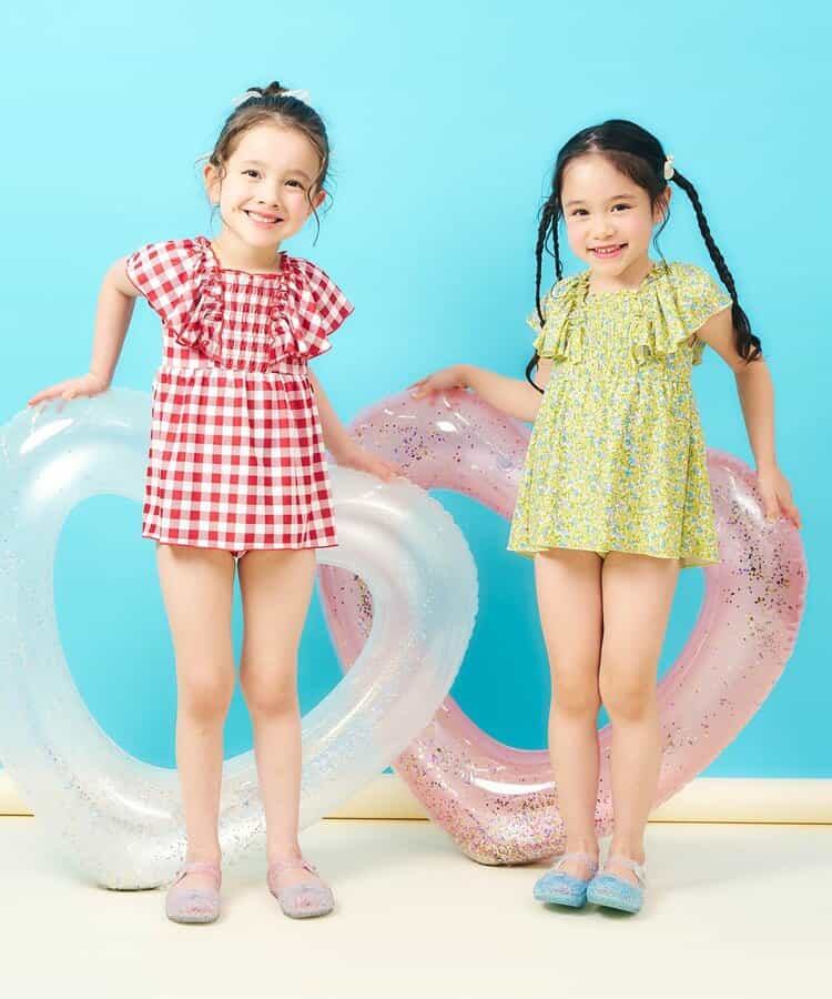 日本童裝 apres les cours 連身泳衣 80-140cm 女童款 夏季 夏日玩水泳衣特輯