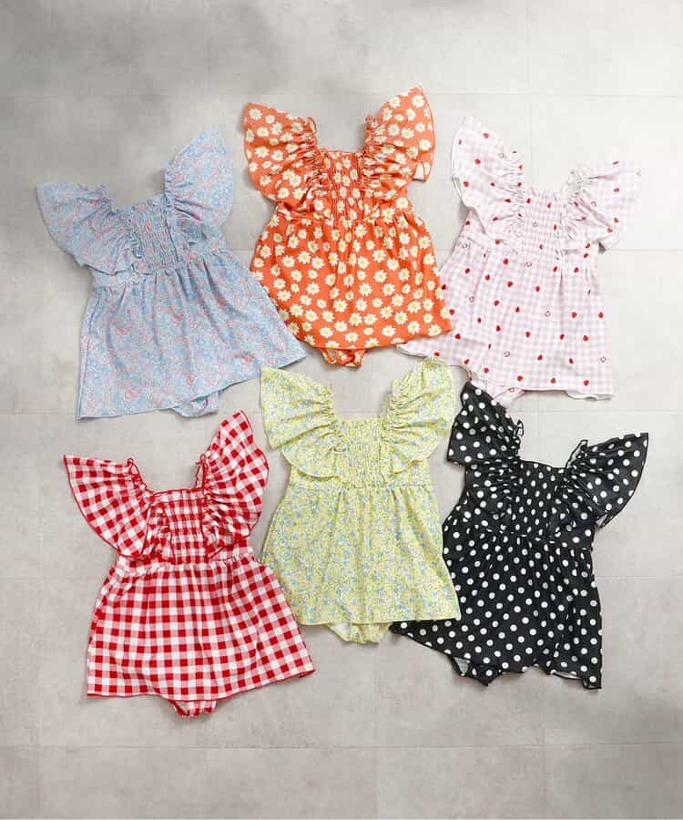 日本童裝 apres les cours 連身泳衣 80-140cm 女童款 夏季 夏日玩水泳衣特輯