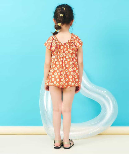 日本童裝 apres les cours 連身泳衣 80-140cm 女童款 夏季 夏日玩水泳衣特輯