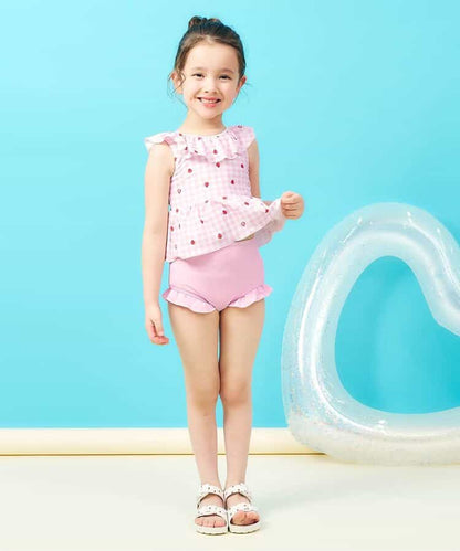 日本童裝 apres les cours 連身泳衣 80-140cm 女童款 夏季 夏日玩水泳衣特輯