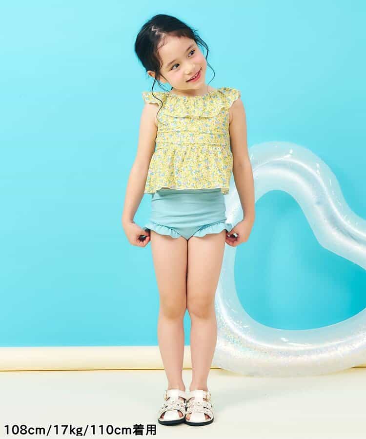 日本童裝 apres les cours 連身泳衣 80-140cm 女童款 夏季 夏日玩水泳衣特輯