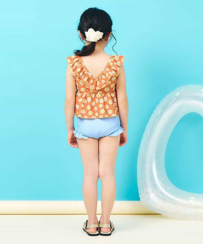 日本童裝 apres les cours 連身泳衣 80-140cm 女童款 夏季 夏日玩水泳衣特輯