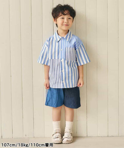 日本童裝 apres les cours 休閒短褲 80-130cm 男童款 夏季 PANTS