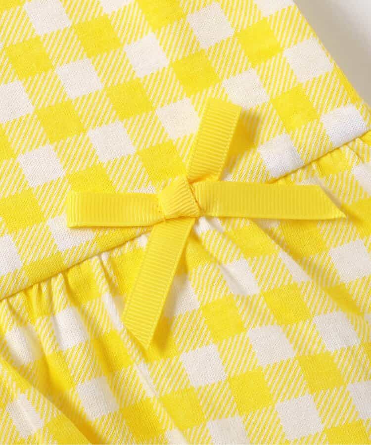 日本童裝 apres les cours 荷葉邊泡泡袖上衣 80-140cm 女童款 夏季 TOPS