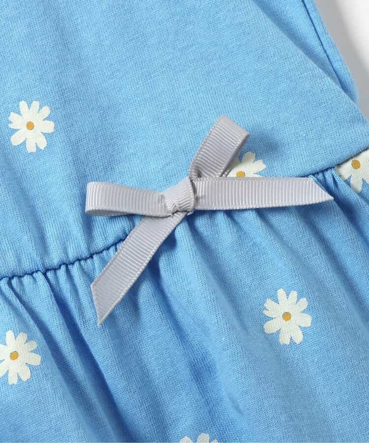 日本童裝 apres les cours 荷葉邊泡泡袖上衣 80-140cm 女童款 夏季 TOPS