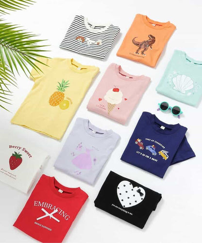 日本童裝 apres les cours 印花上衣 80-140cm 男童款/女童款 夏季 TOPS